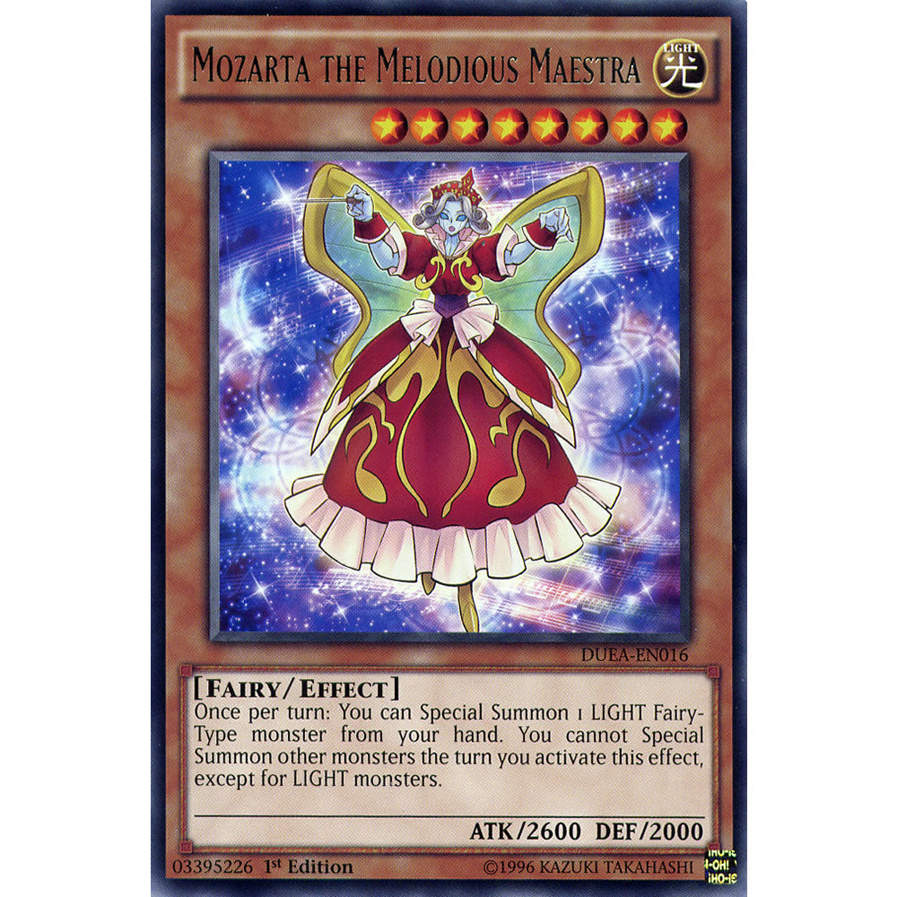Mozarta the Melodious Maestra DUEA-EN016 Yu-Gi-Oh! Card from the Duelist Alliance Set