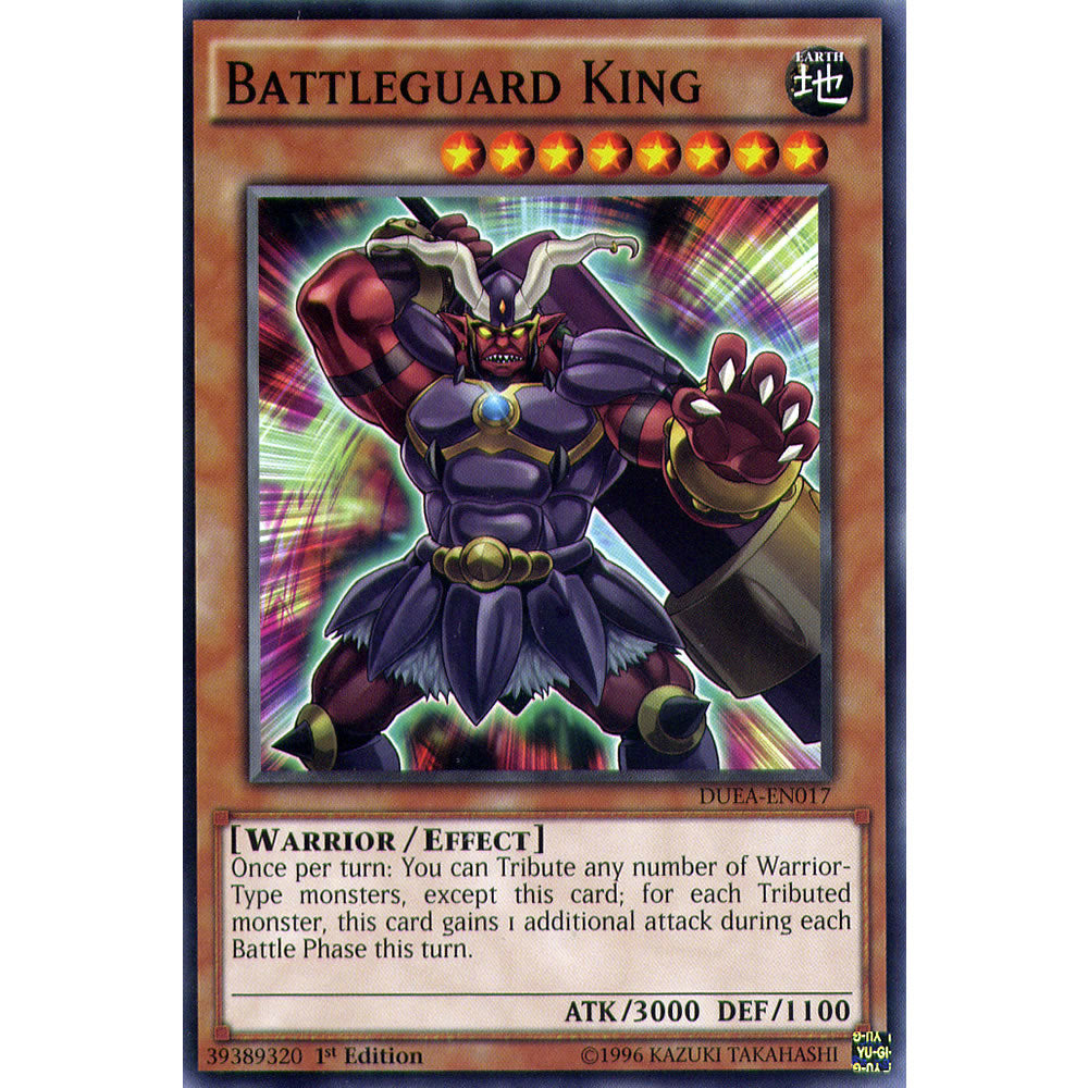 Battleguard King DUEA-EN017 Yu-Gi-Oh! Card from the Duelist Alliance Set