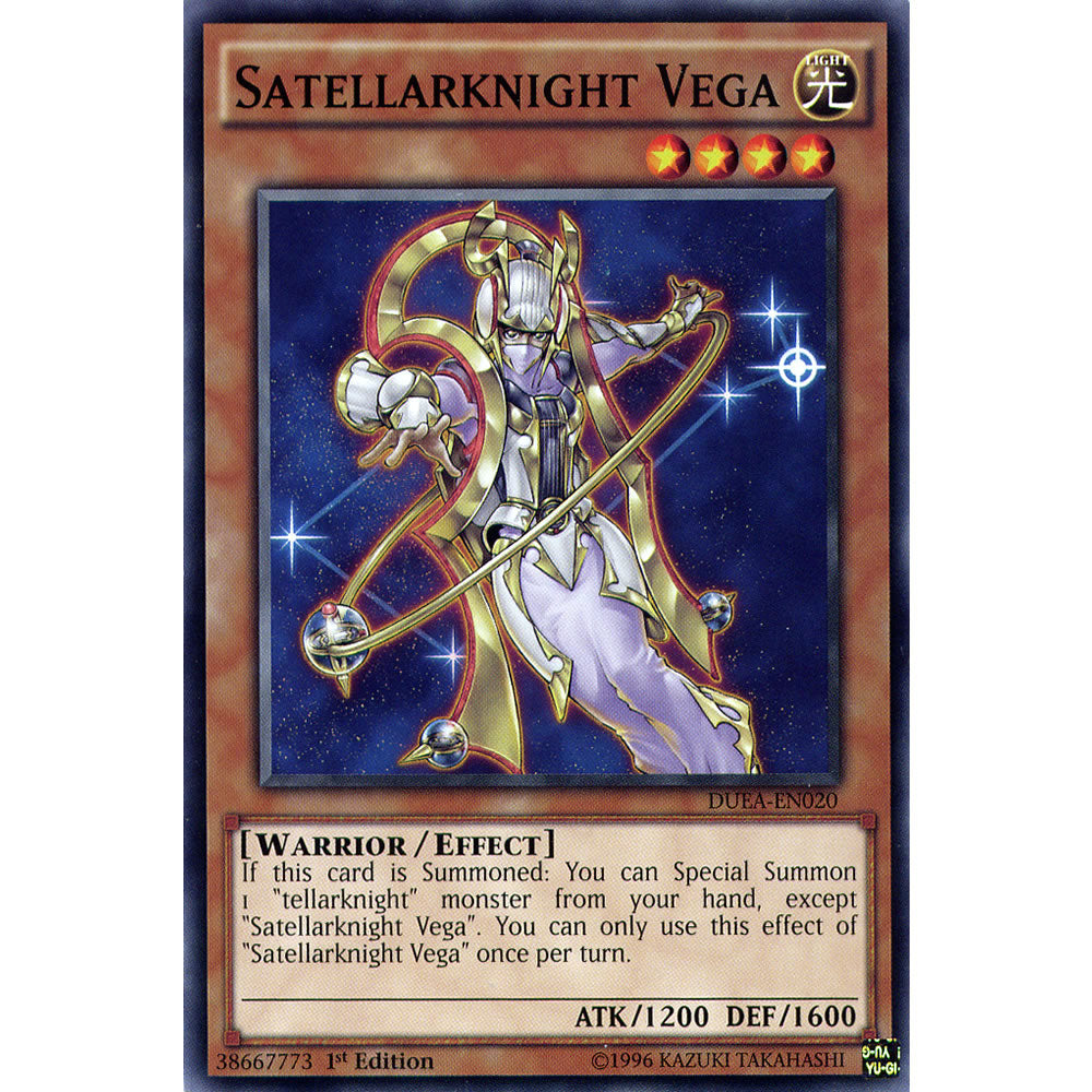 Satellarknight Vega DUEA-EN020 Yu-Gi-Oh! Card from the Duelist Alliance Set