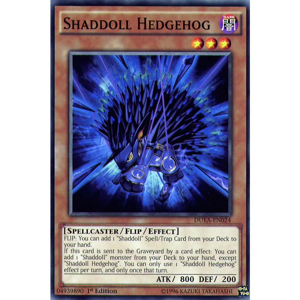 Shaddoll Hedgehog DUEA-EN024 Yu-Gi-Oh! Card from the Duelist Alliance Set