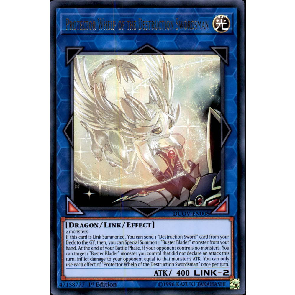 Protector Whelp of the Destruction Swordsman DUOV-EN008 Yu-Gi-Oh! Card from the Duel Overload Set