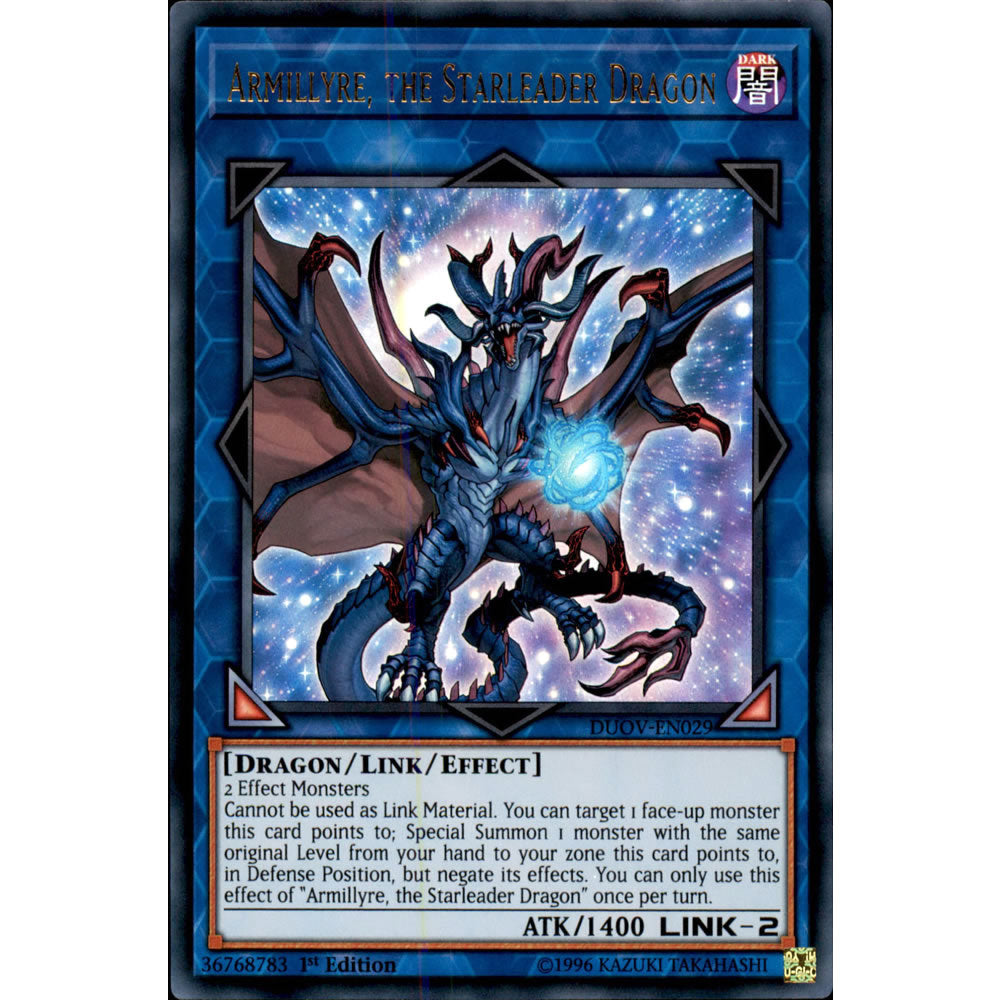 Armillyre, the Starleader Dragon DUOV-EN029 Yu-Gi-Oh! Card from the Duel Overload Set