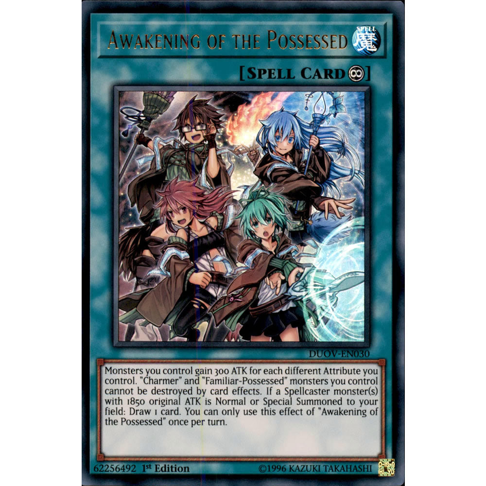 Awakening of the Possessed DUOV-EN030 Yu-Gi-Oh! Card from the Duel Overload Set