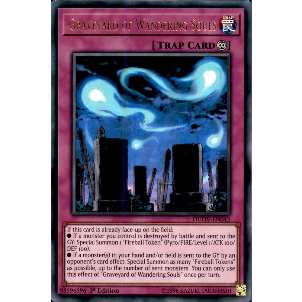 Graveyard of Wandering Souls DUOV-EN043 Yu-Gi-Oh! Card from the Duel Overload Set