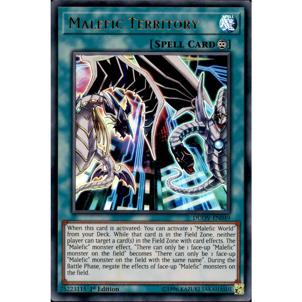 Malefic Territory DUOV-EN049 Yu-Gi-Oh! Card from the Duel Overload Set