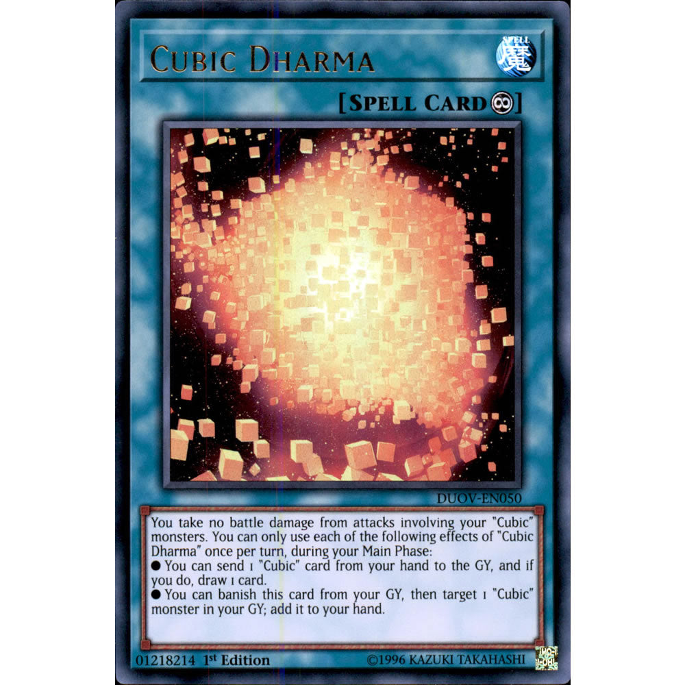 Cubic Dharma DUOV-EN050 Yu-Gi-Oh! Card from the Duel Overload Set