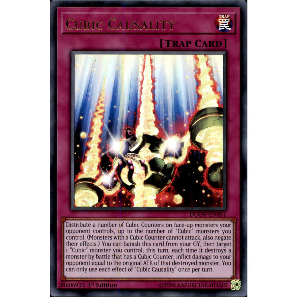 Cubic Causality DUOV-EN051 Yu-Gi-Oh! Card from the Duel Overload Set