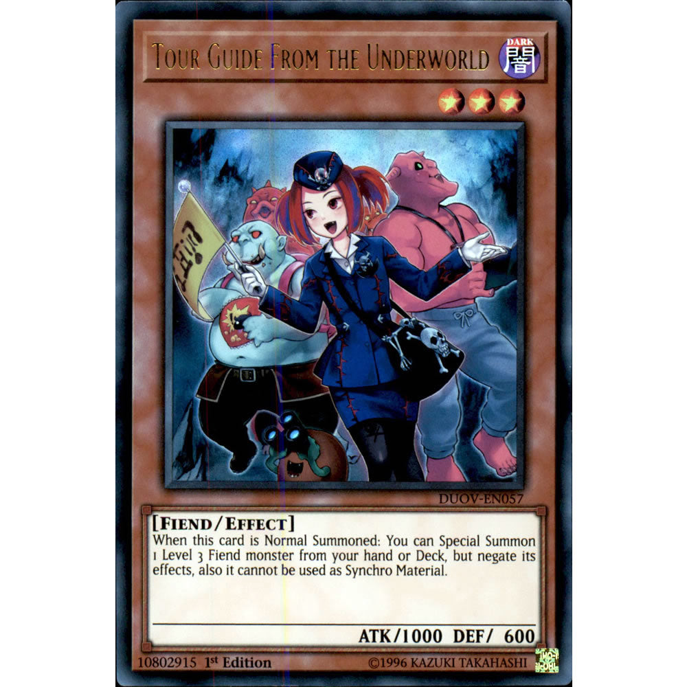 Tour Guide From the Underworld (alternate art) DUOV-EN057 Yu-Gi-Oh! Card from the Duel Overload Set