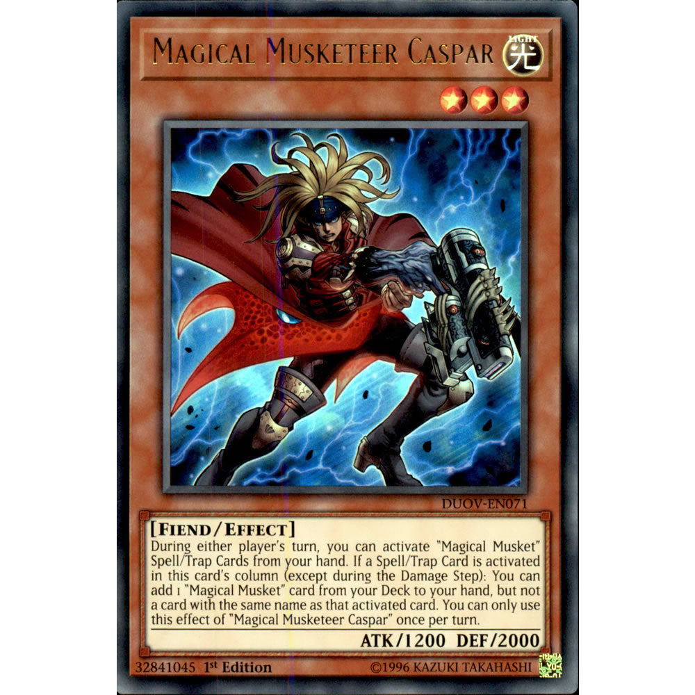 Magical Musketeer Caspar DUOV-EN071 Yu-Gi-Oh! Card from the Duel Overload Set