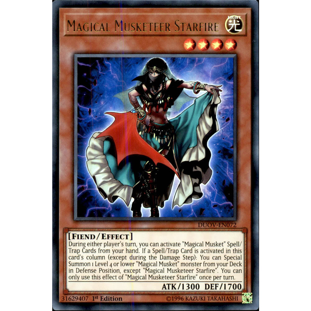Magical Musketeer Starfire DUOV-EN072 Yu-Gi-Oh! Card from the Duel Overload Set