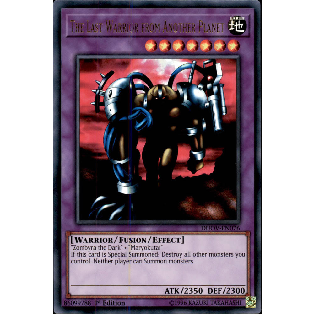 The Last Warrior from Another Planet DUOV-EN076 Yu-Gi-Oh! Card from the Duel Overload Set