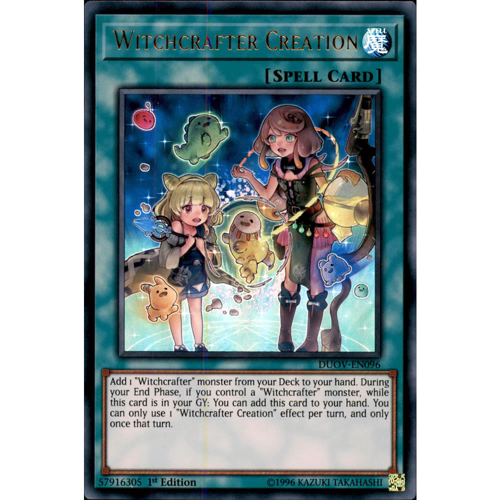 Witchcrafter Creation DUOV-EN096 Yu-Gi-Oh! Card from the Duel Overload Set