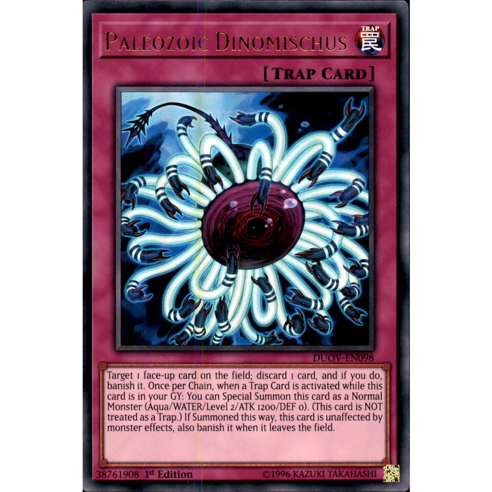 Paleozoic Dinomischus DUOV-EN098 Yu-Gi-Oh! Card from the Duel Overload Set