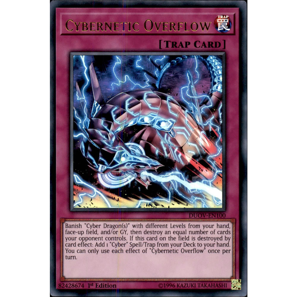 Cybernetic Overflow DUOV-EN100 Yu-Gi-Oh! Card from the Duel Overload Set