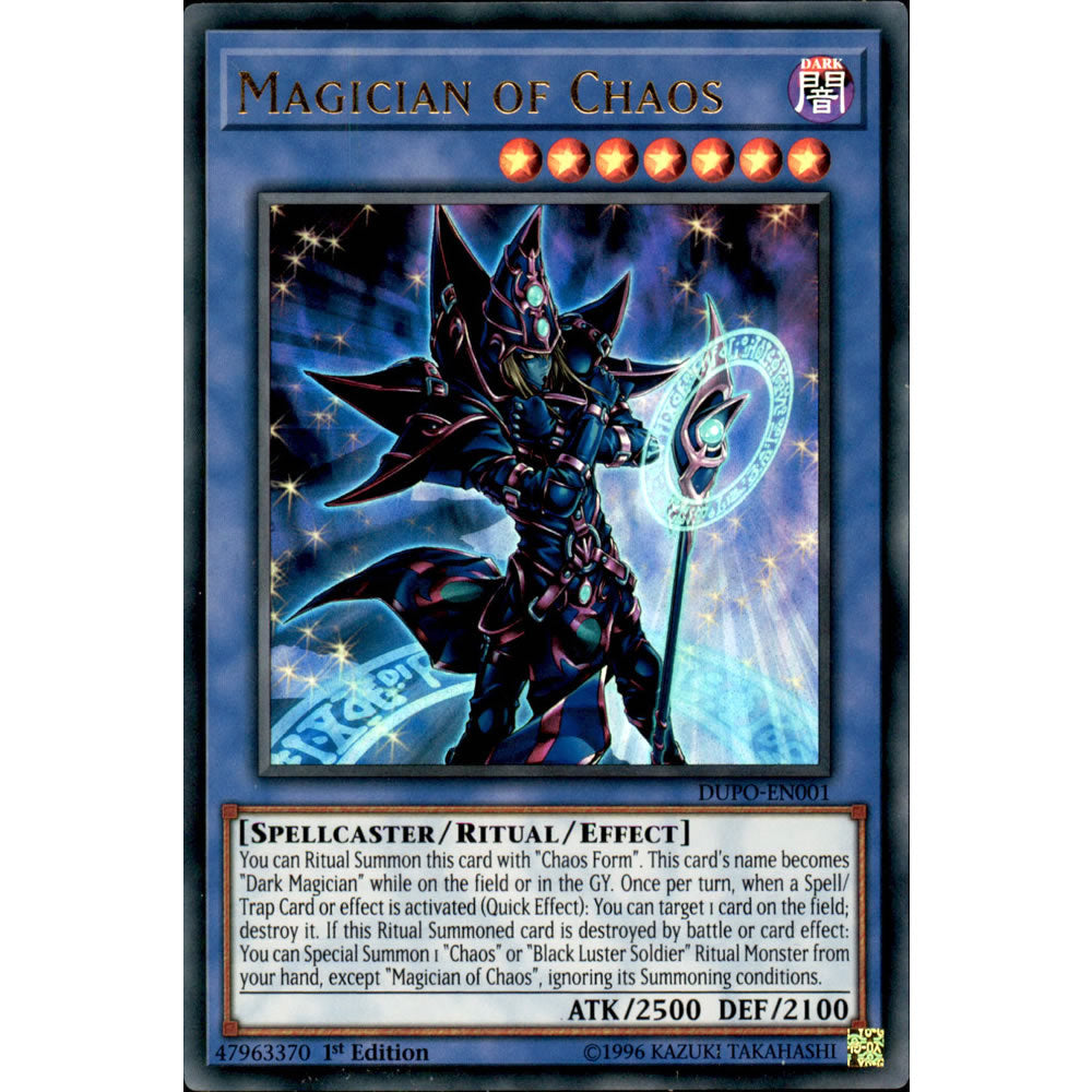 Magician of Chaos DUPO-EN001 Yu-Gi-Oh! Card from the Duel Power Set