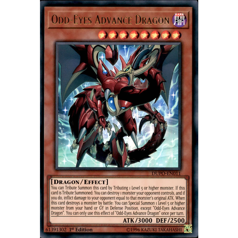 Odd-Eyes Advance Dragon DUPO-EN011 Yu-Gi-Oh! Card from the Duel Power Set