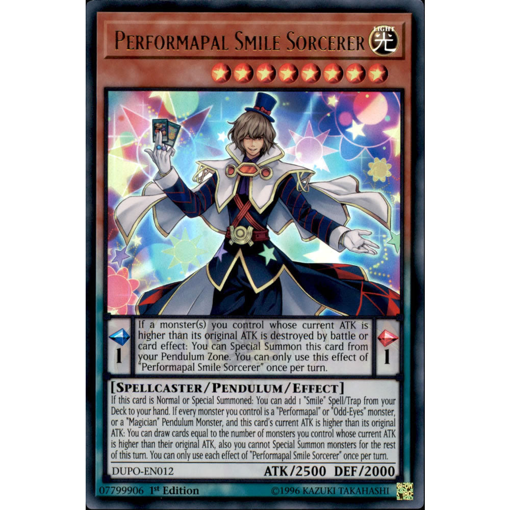 Performapal Smile Sorcerer DUPO-EN012 Yu-Gi-Oh! Card from the Duel Power Set