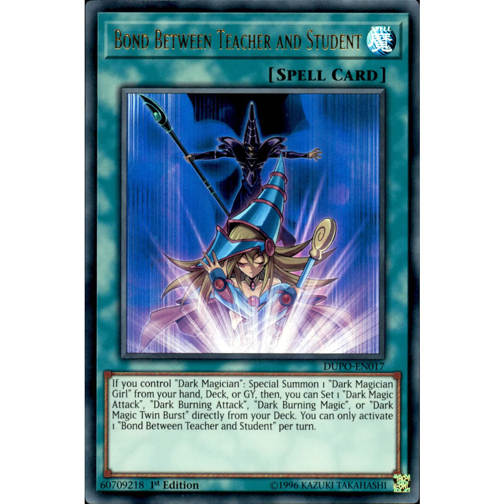 Bond Between Teacher and Student DUPO-EN017 Yu-Gi-Oh! Card from the Duel Power Set