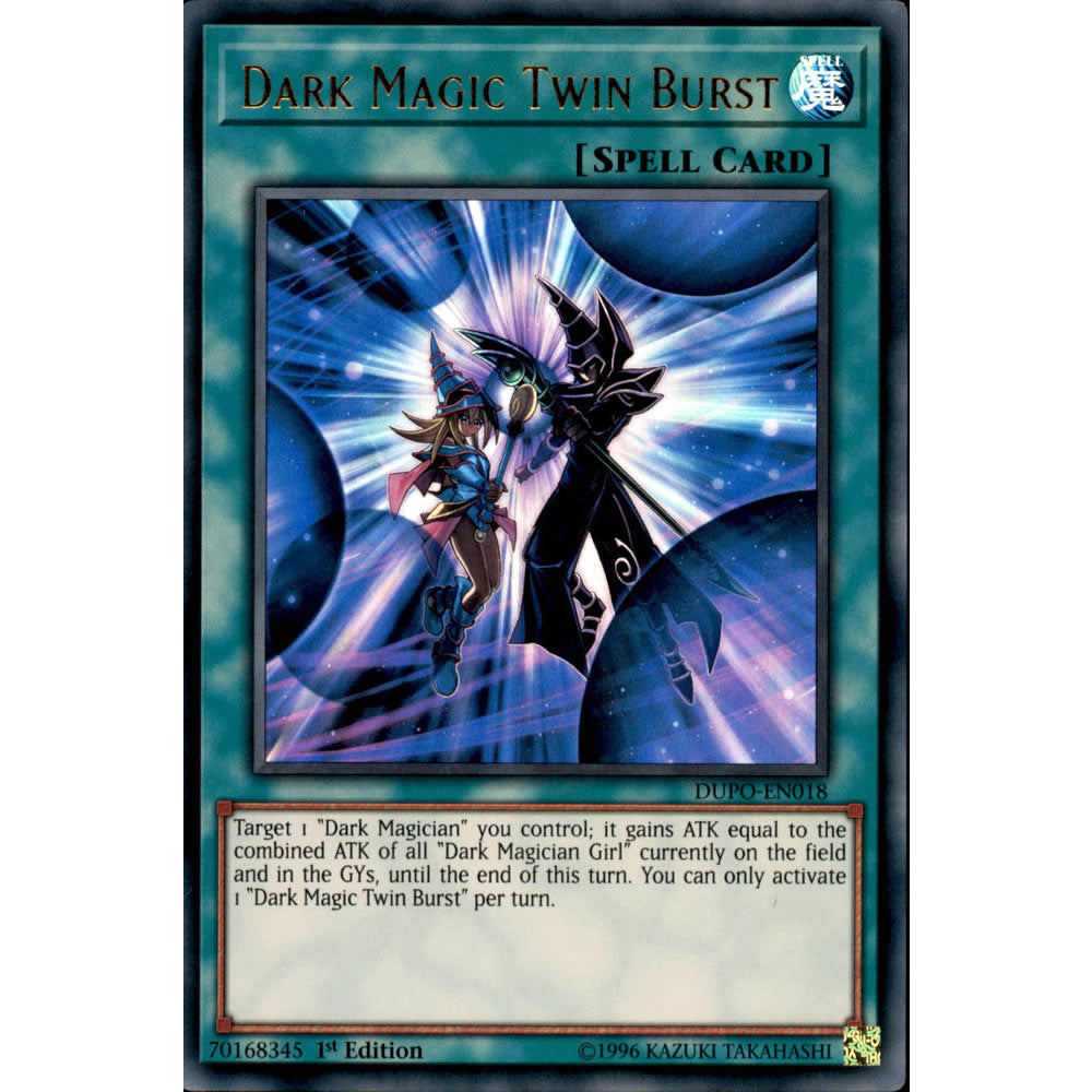 Dark Magic Twin Burst DUPO-EN018 Yu-Gi-Oh! Card from the Duel Power Set
