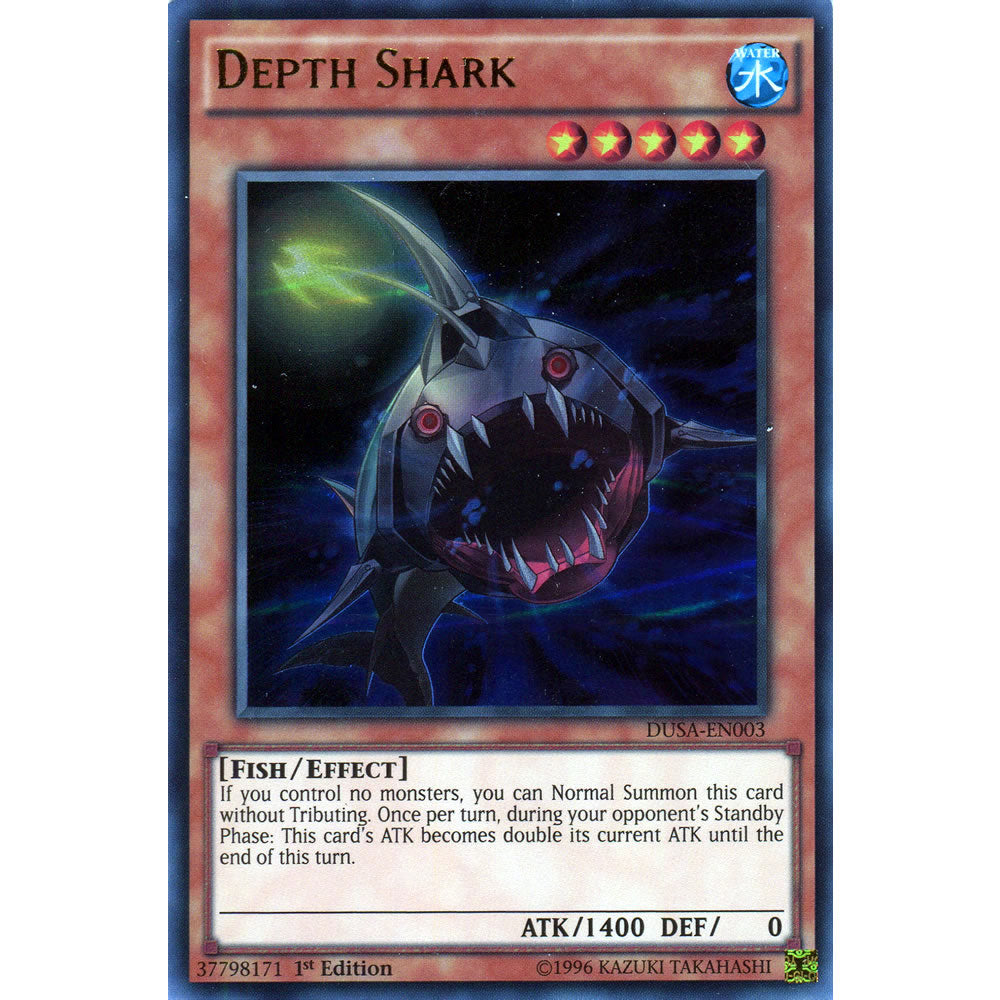 Depth Shark DUSA-EN003 Yu-Gi-Oh! Card from the Duelist Saga Set