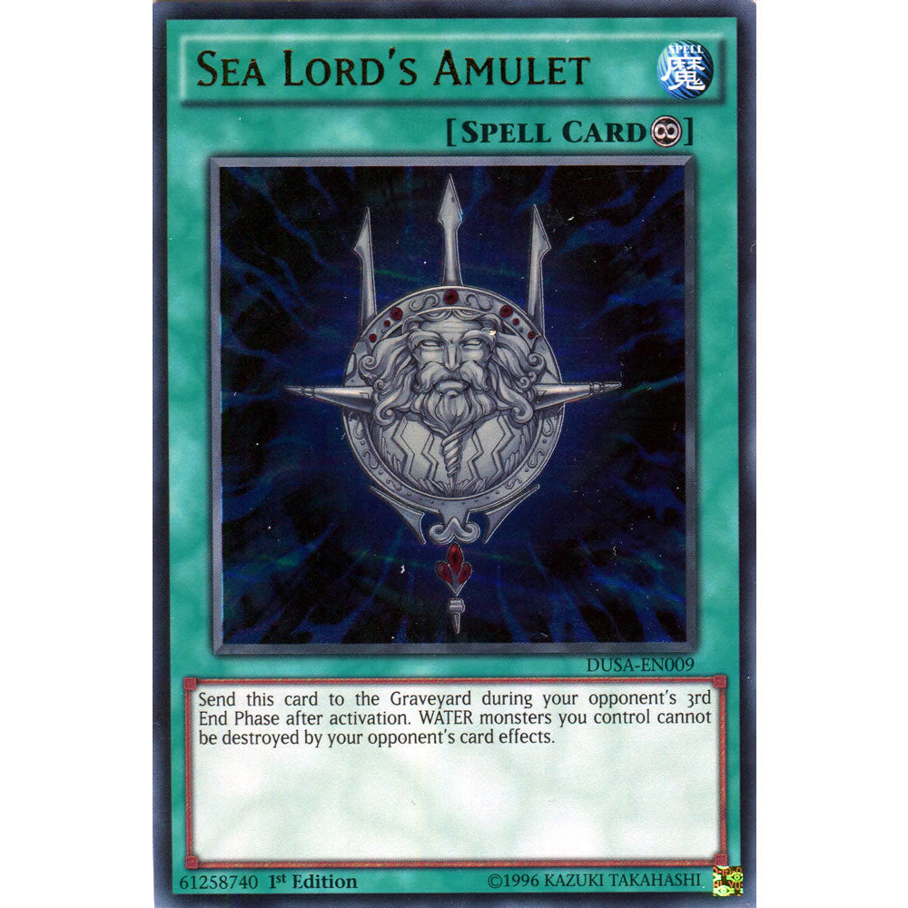 Sea Lord's Amulet DUSA-EN009 Yu-Gi-Oh! Card from the Duelist Saga Set