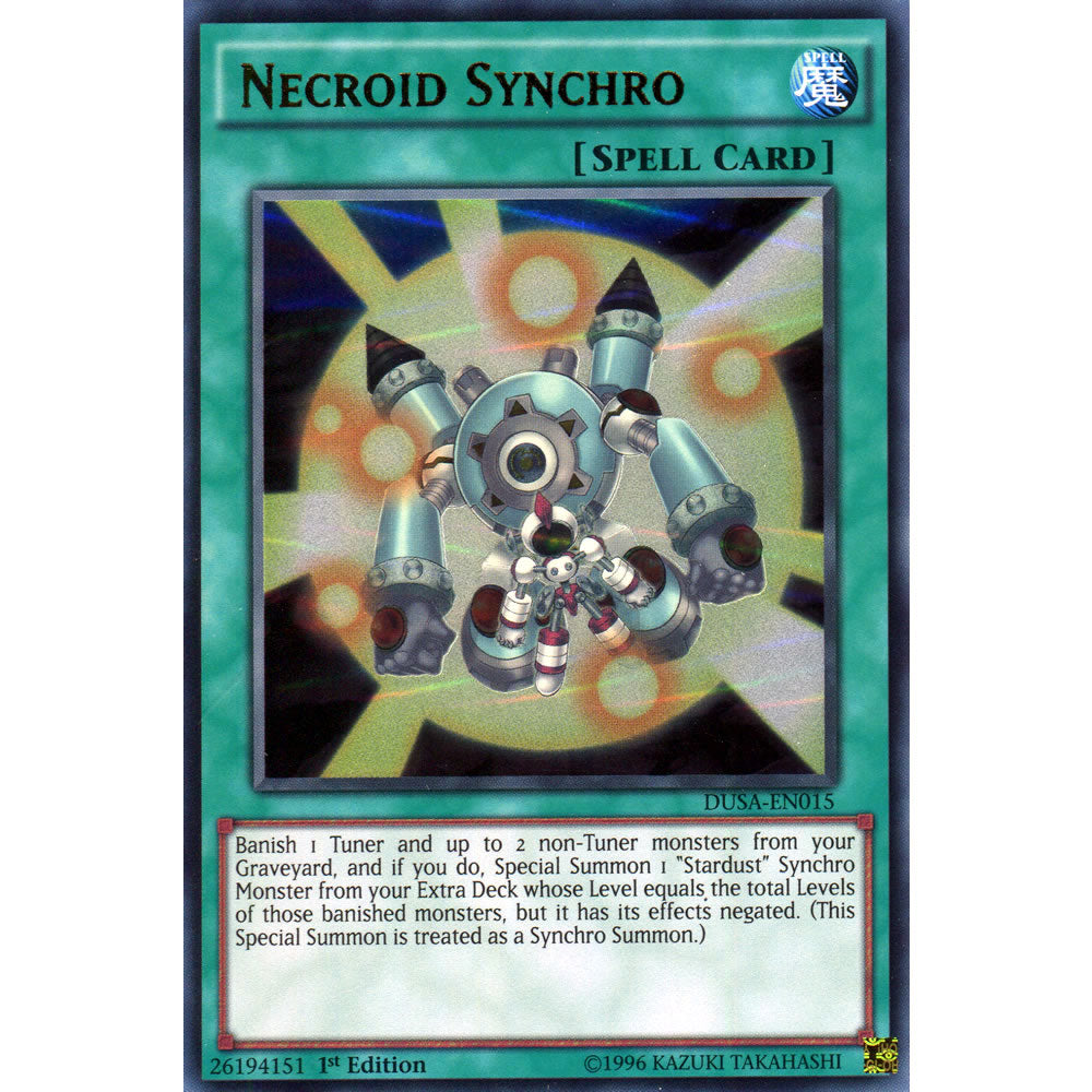 Necroid Synchro DUSA-EN015 Yu-Gi-Oh! Card from the Duelist Saga Set