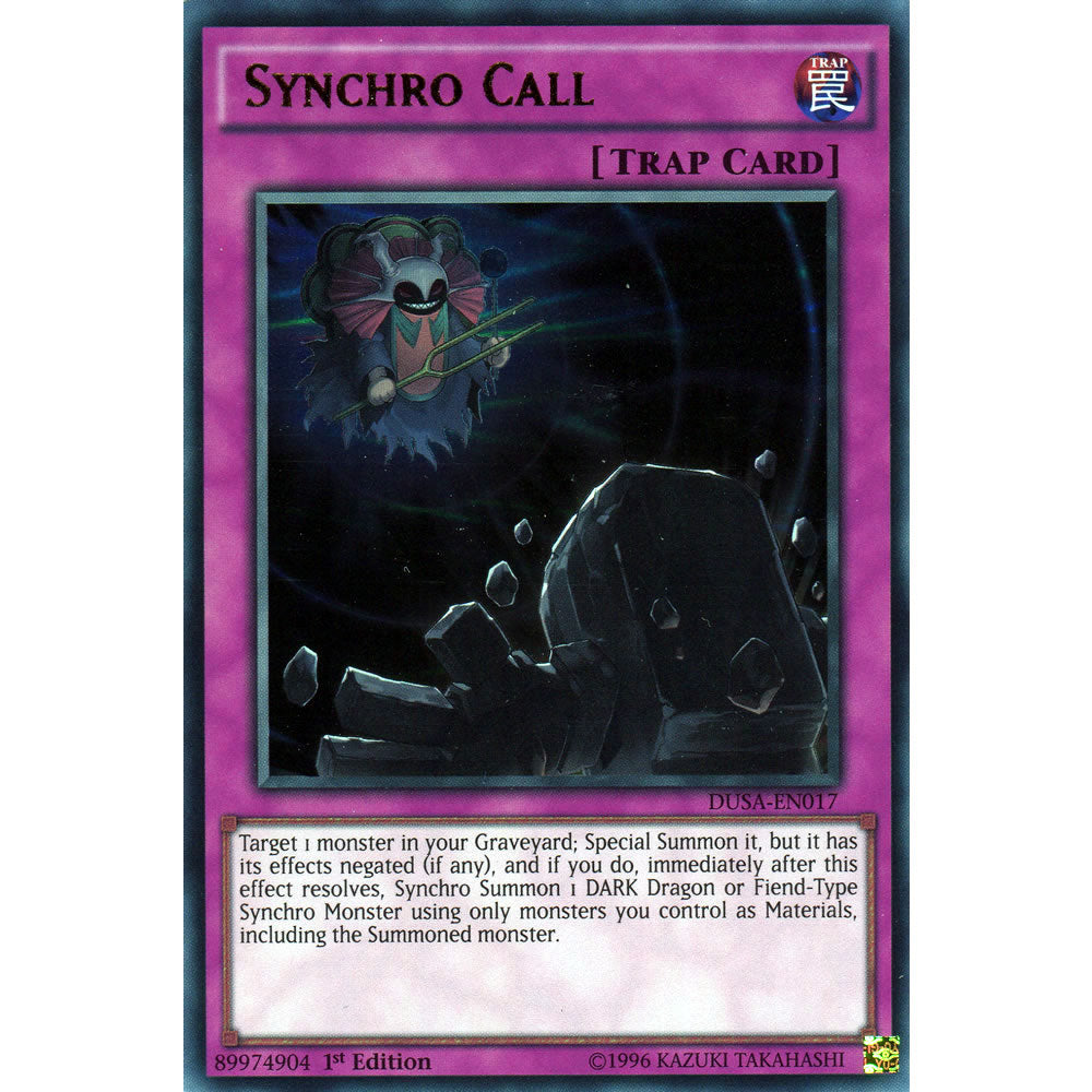 Synchro Call DUSA-EN017 Yu-Gi-Oh! Card from the Duelist Saga Set