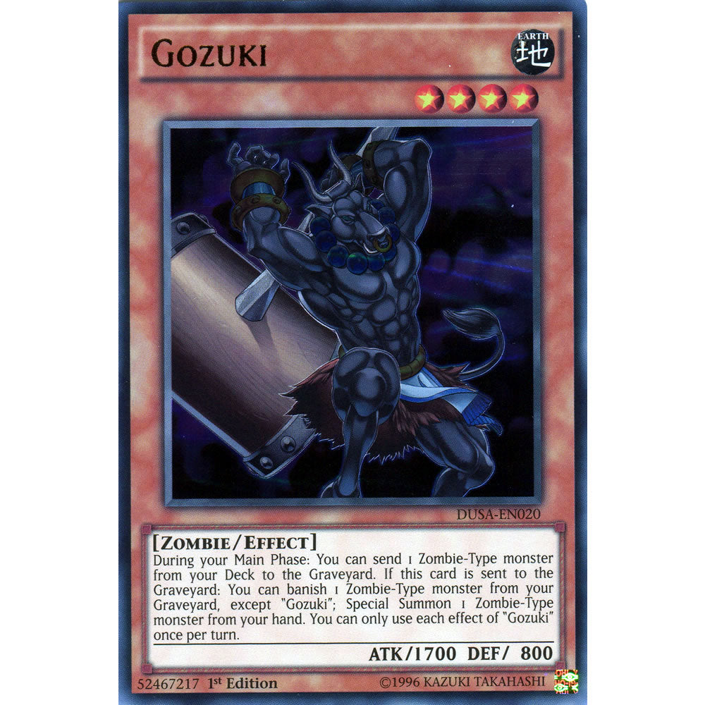 Gozuki DUSA-EN020 Yu-Gi-Oh! Card from the Duelist Saga Set