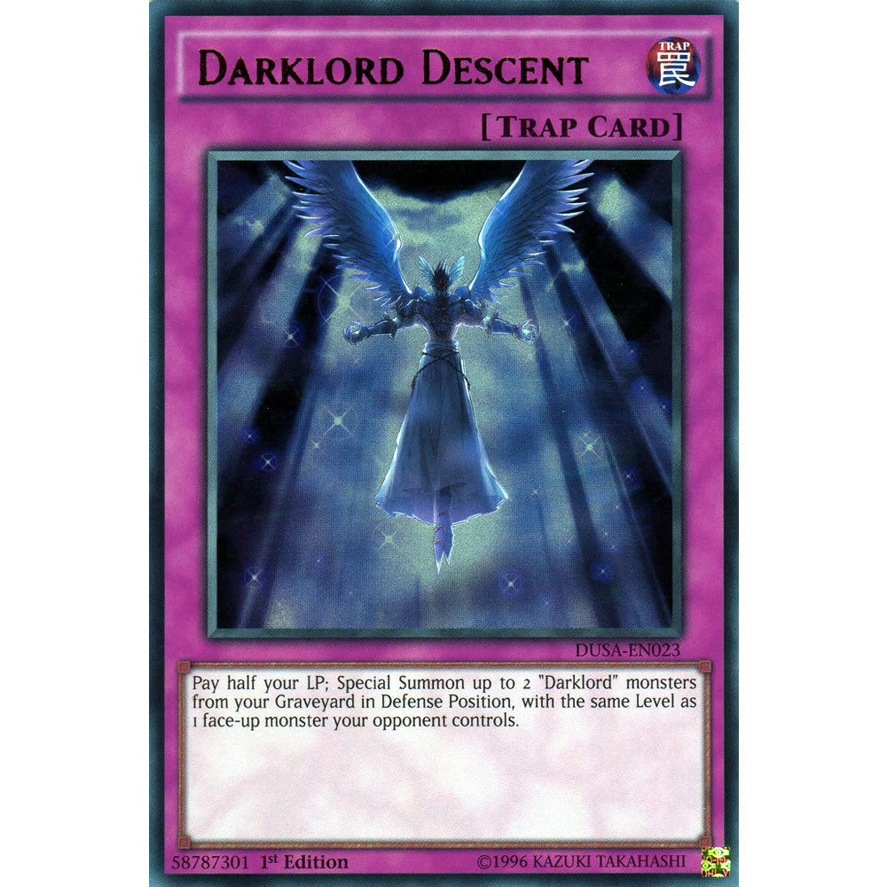 Darklord Descent DUSA-EN023 Yu-Gi-Oh! Card from the Duelist Saga Set