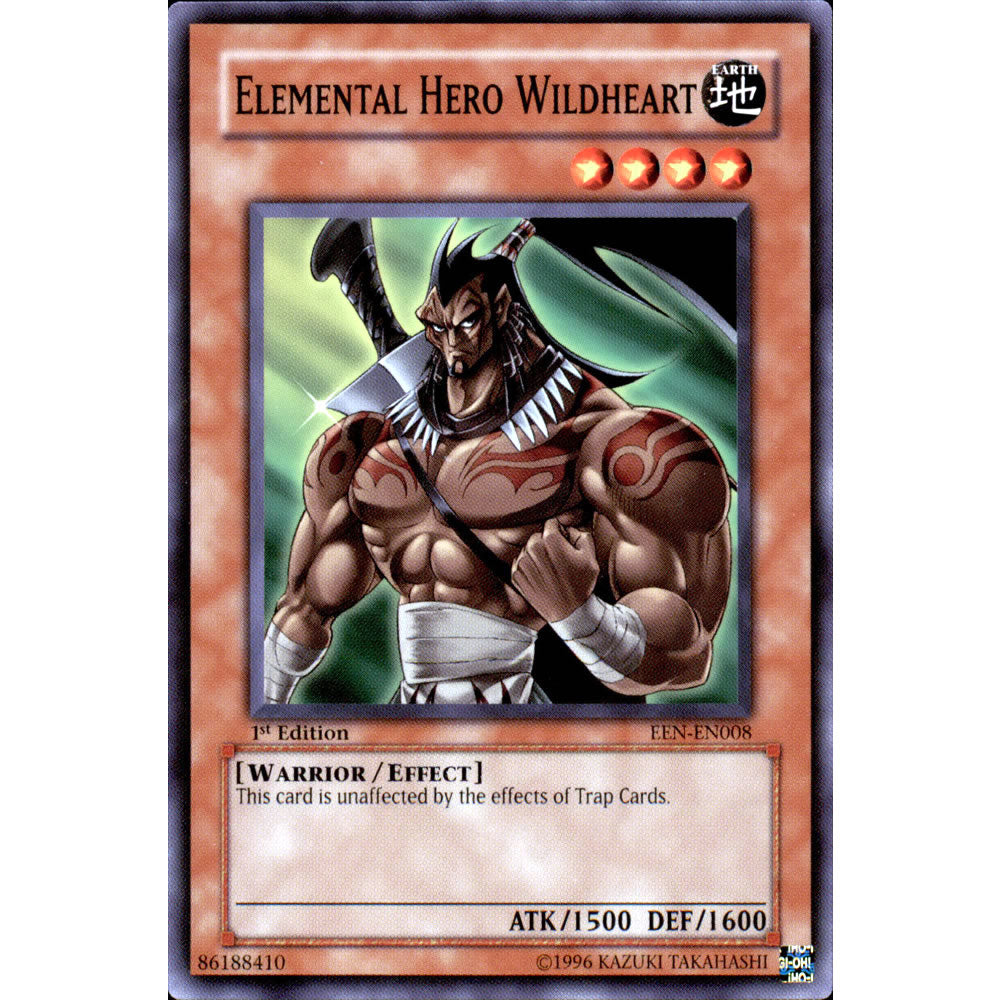 Elemental Hero Wildheart EEN-008 Yu-Gi-Oh! Card from the Elemental Energy Set