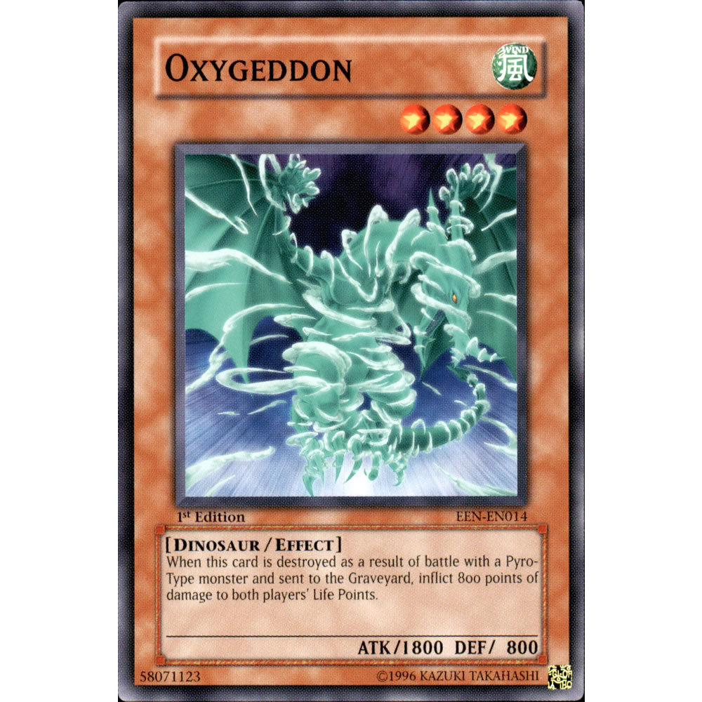 Oxygeddon EEN-014 Yu-Gi-Oh! Card from the Elemental Energy Set
