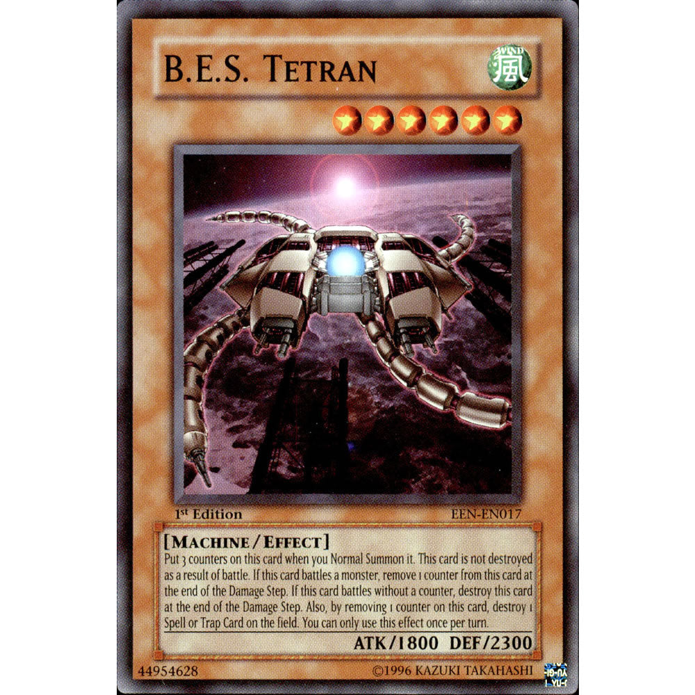 B.E.S. Tetran EEN-017 Yu-Gi-Oh! Card from the Elemental Energy Set
