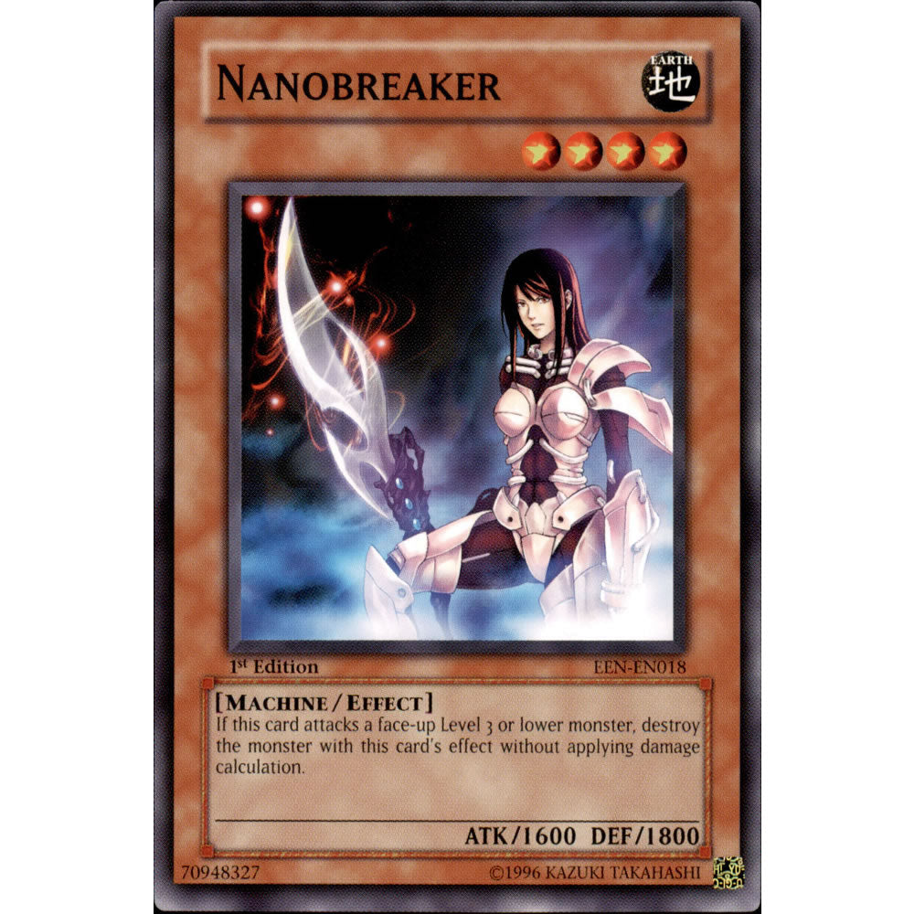 Nanobreaker EEN-018 Yu-Gi-Oh! Card from the Elemental Energy Set