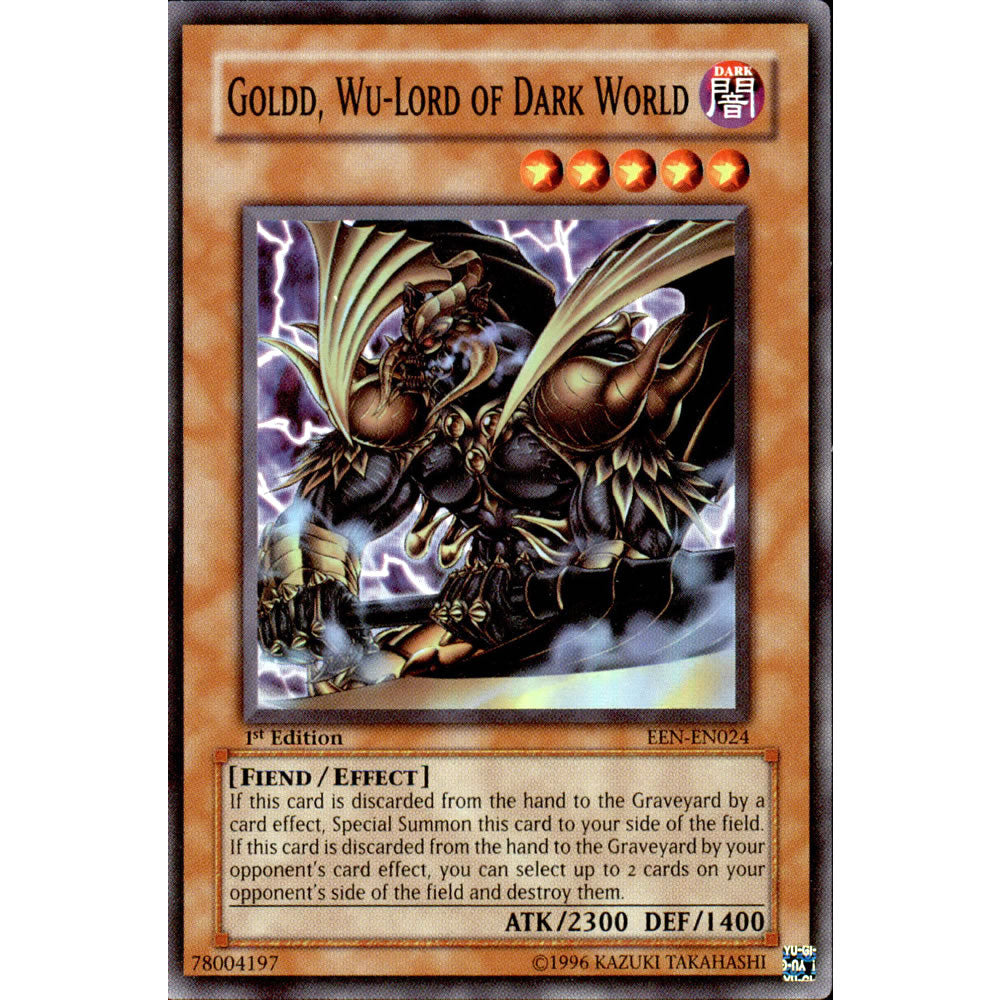 Goldd, Wu-Lord of Dark World EEN-024 Yu-Gi-Oh! Card from the Elemental Energy Set