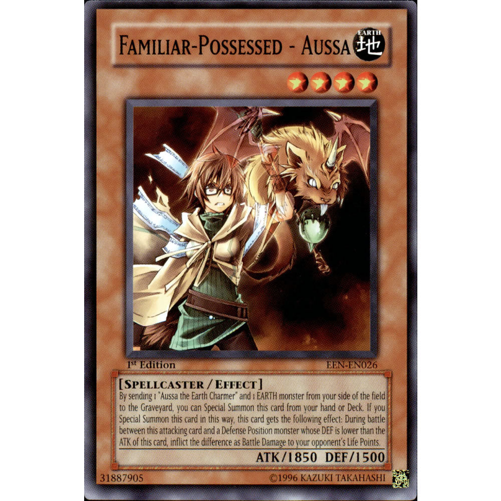 Familiar-Possessed - Aussa EEN-026 Yu-Gi-Oh! Card from the Elemental Energy Set