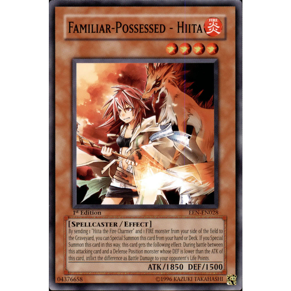 Familiar-Possessed - Hiita EEN-028 Yu-Gi-Oh! Card from the Elemental Energy Set
