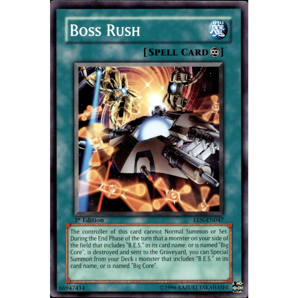 Boss Rush EEN-047 Yu-Gi-Oh! Card from the Elemental Energy Set