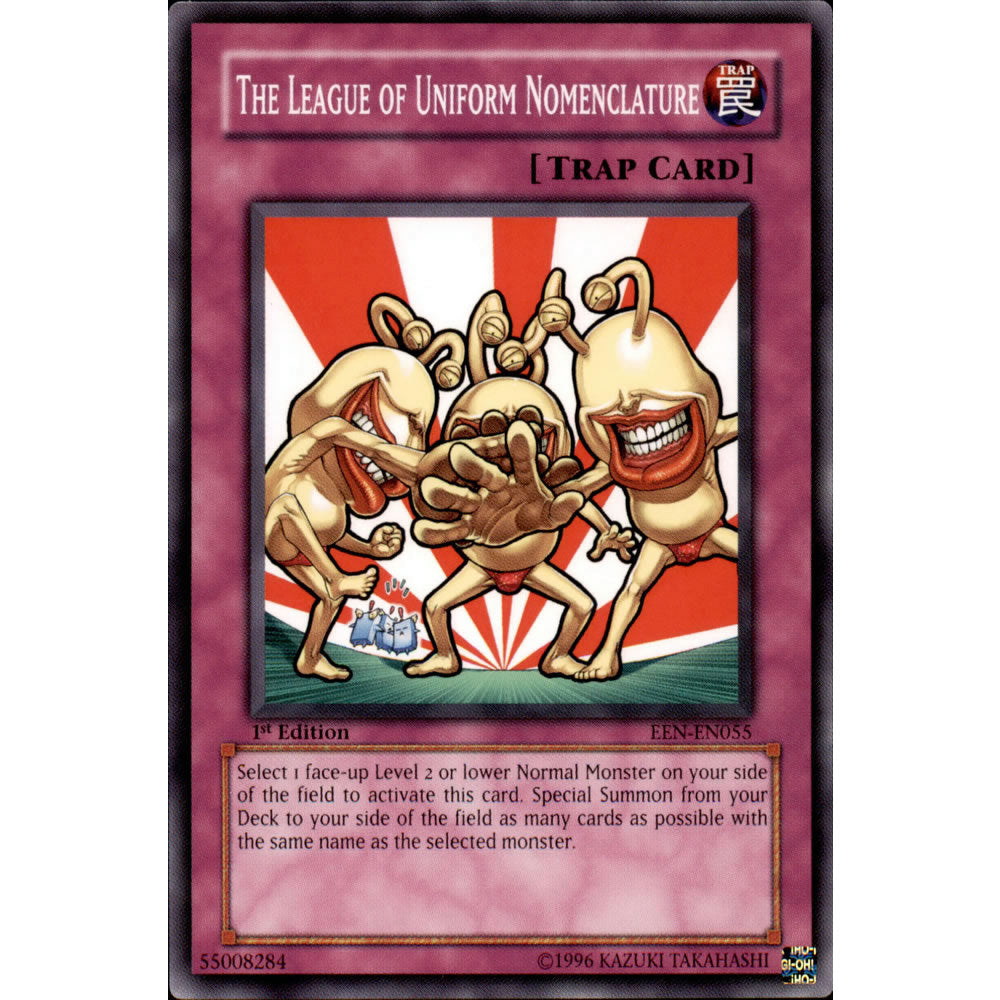 The League of Uniform Nomenclature EEN-055 Yu-Gi-Oh! Card from the Elemental Energy Set