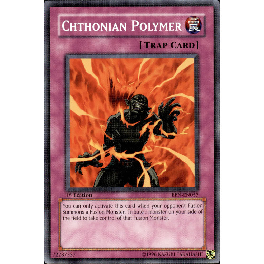 Chthonian Polymer EEN-057 Yu-Gi-Oh! Card from the Elemental Energy Set