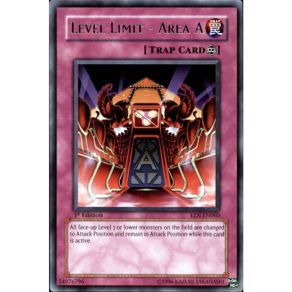 Level Limit - Area A EEN-060 Yu-Gi-Oh! Card from the Elemental Energy Set