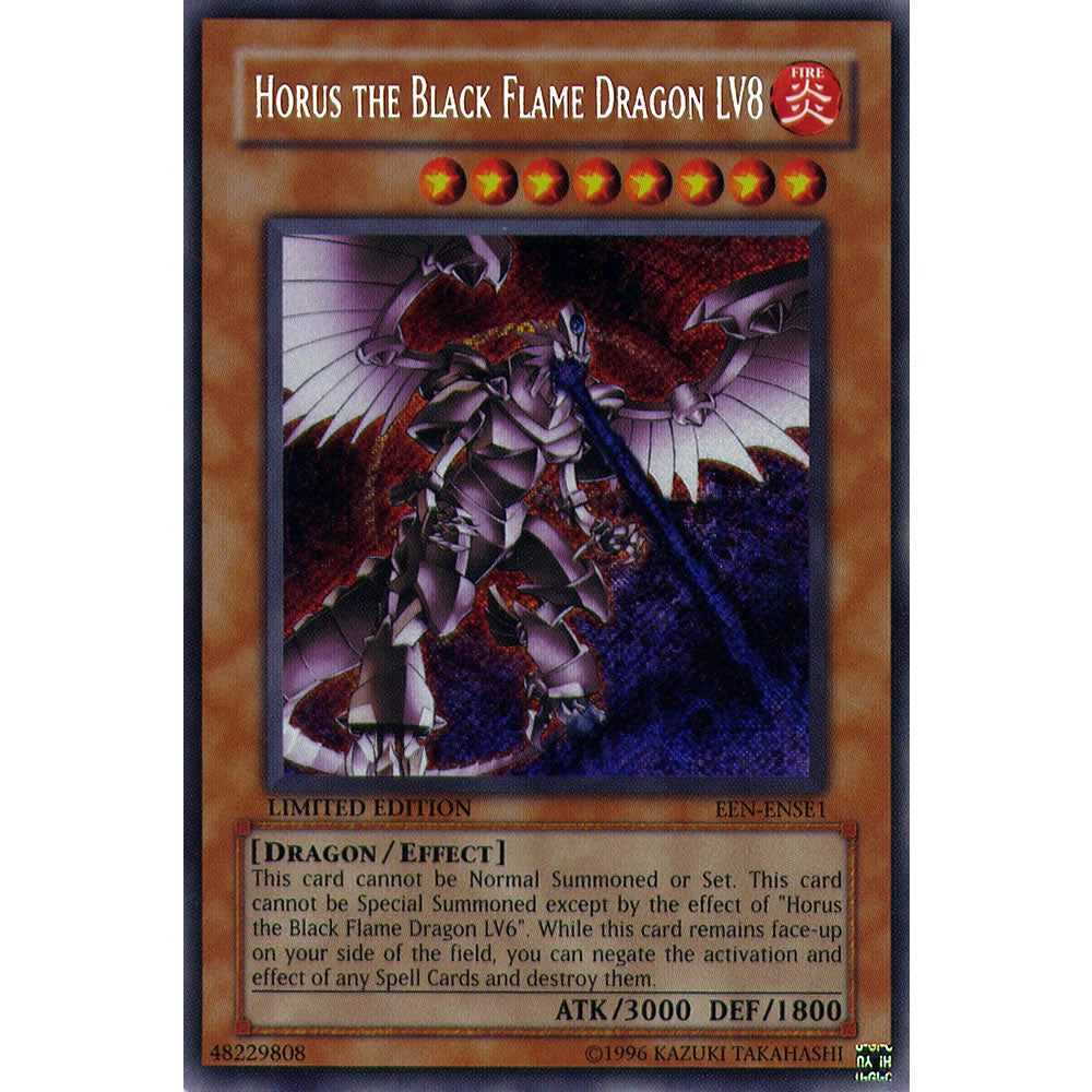 Horus The Black Flame Dragon LV8 EEN-ENSE1 Yu-Gi-Oh! Card from the Elemental Energy Special Edition Set
