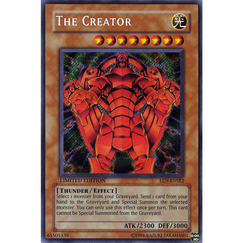 The Creator EEN-ENSE2 Yu-Gi-Oh! Card from the Elemental Energy Special Edition Set