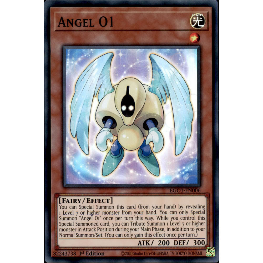 Angel O1 EGO1-EN006 Yu-Gi-Oh! Card from the Egyptian God Deck: Obelisk the Tormentor Set