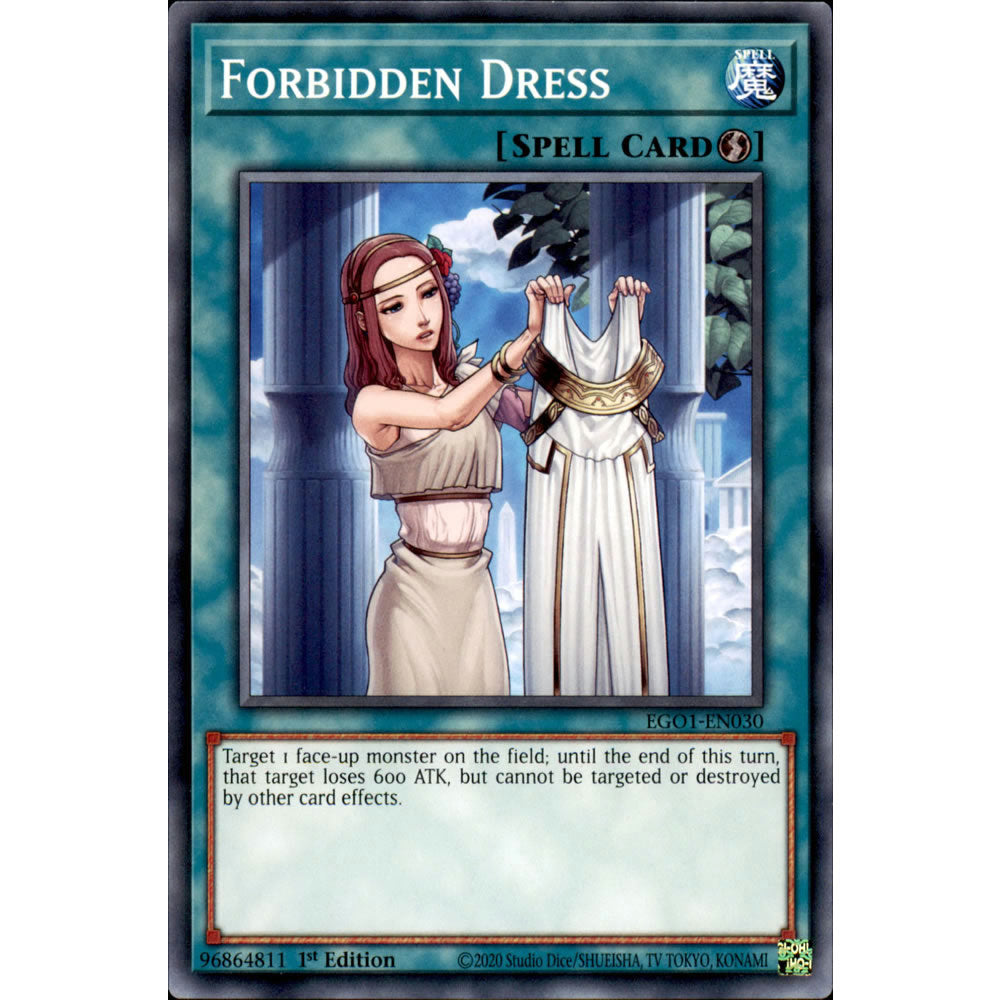 Forbidden Dress EGO1-EN030 Yu-Gi-Oh! Card from the Egyptian God Deck: Obelisk the Tormentor Set