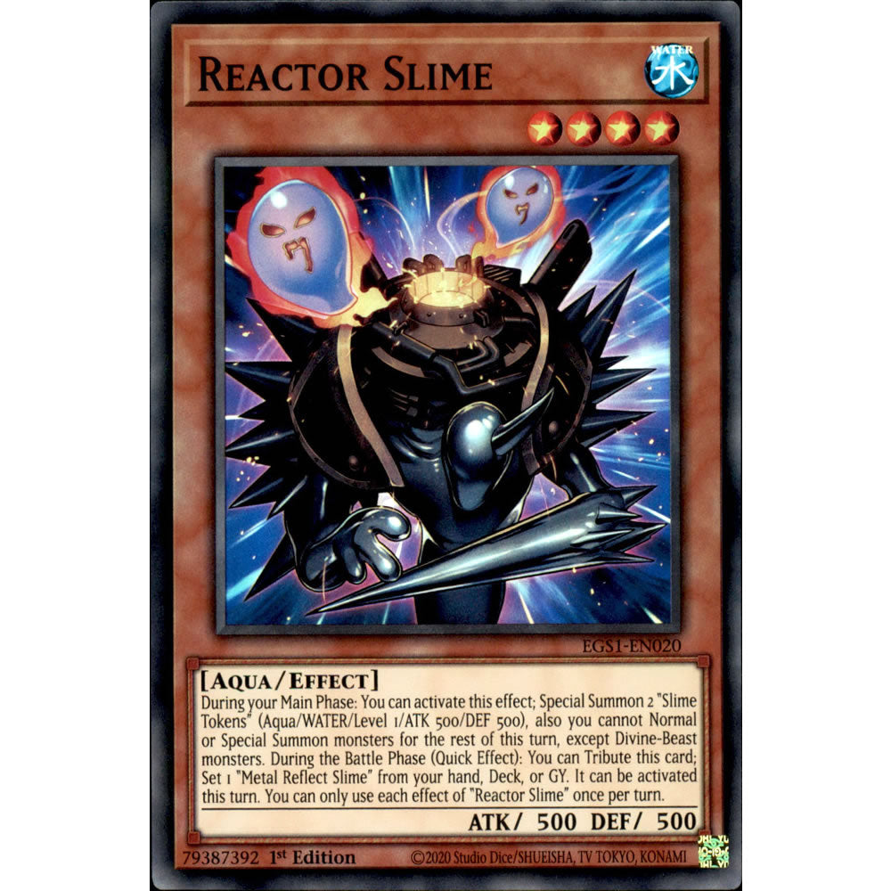 Reactor Slime EGS1-EN020 Yu-Gi-Oh! Card from the Egyptian God Deck: Slifer the Sky Dragon Set