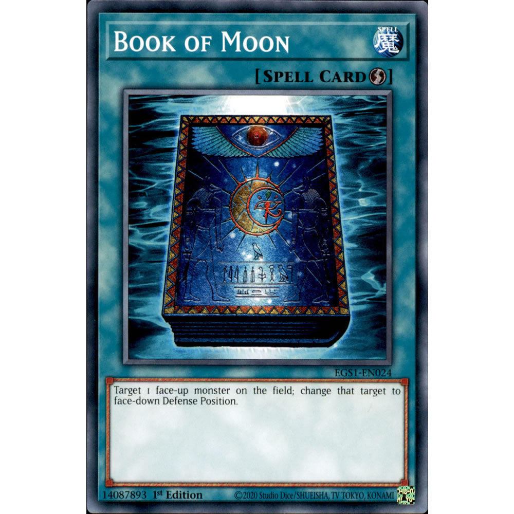 Book of Moon EGS1-EN024 Yu-Gi-Oh! Card from the Egyptian God Deck: Slifer the Sky Dragon Set