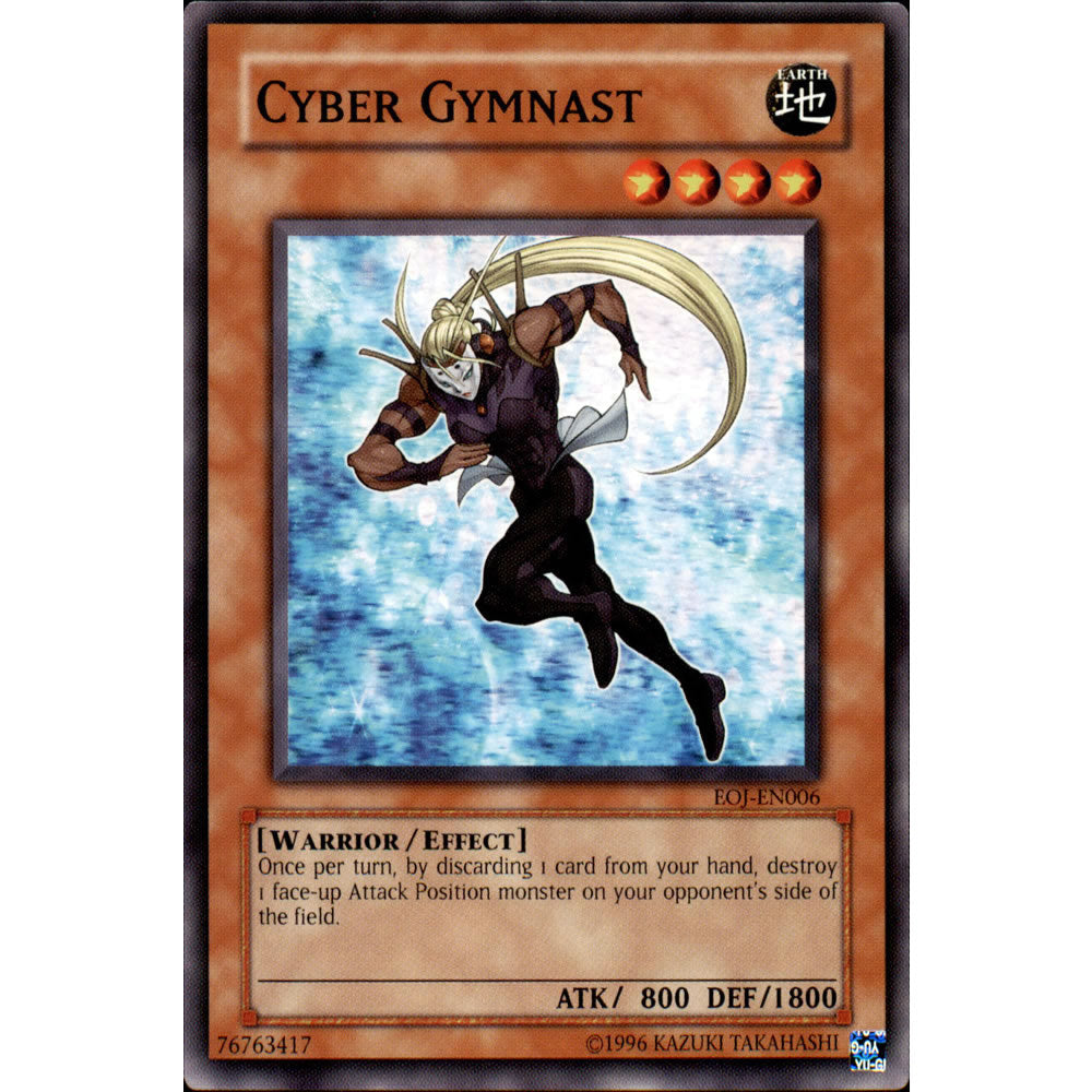 Cyber Gymnast EOJ-EN006 Yu-Gi-Oh! Card from the Enemy of Justice Set