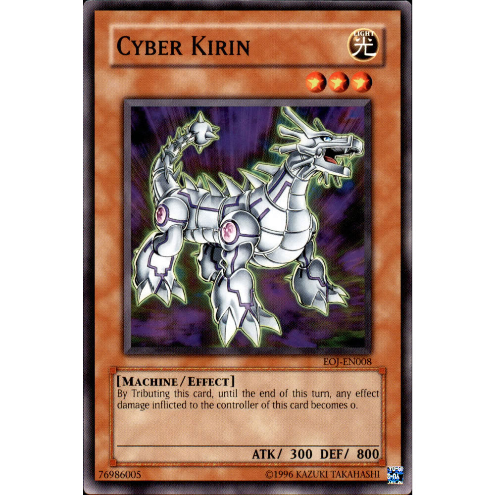 Cyber Kirin EOJ-EN008 Yu-Gi-Oh! Card from the Enemy of Justice Set