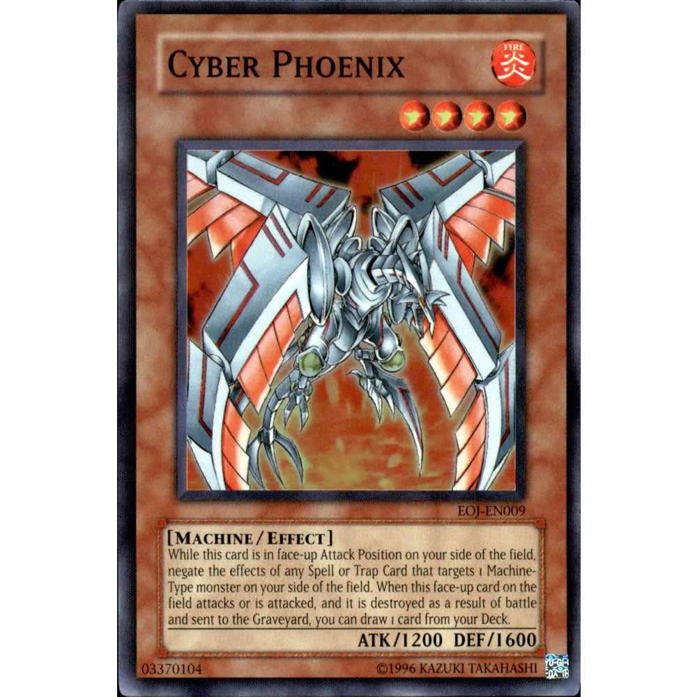 Cyber Phoenix EOJ-EN009 Yu-Gi-Oh! Card from the Enemy of Justice Set