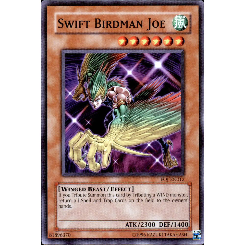 Swift Birdman Joe EOJ-EN012 Yu-Gi-Oh! Card from the Enemy of Justice Set